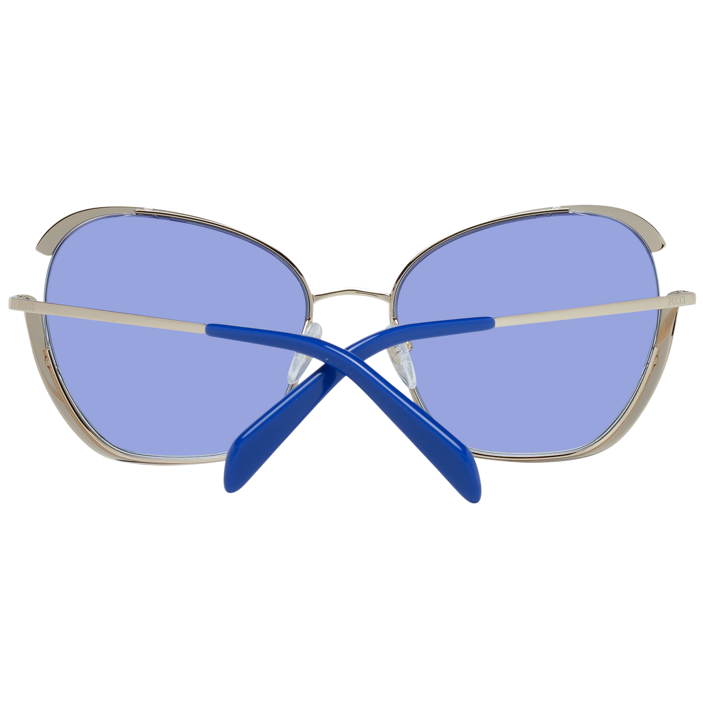 Emilio Pucci Gold Metal Sunglasses