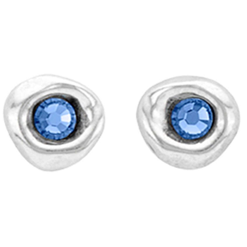 ORECCHINI UNO DE 50 MOD. UD_PEN0633AZUMTL0U DESIGNER FASHION JEWELLERY