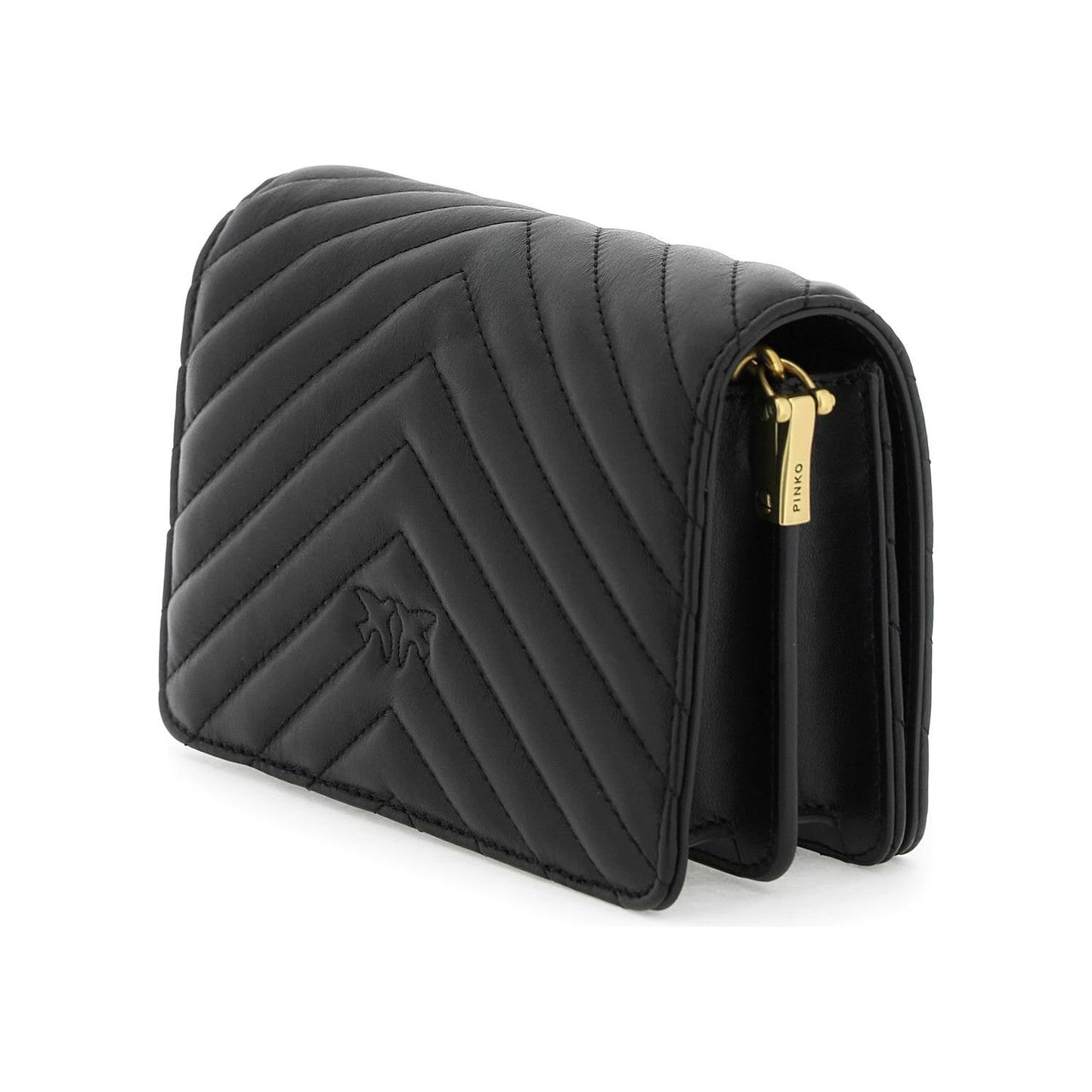 Pinko love click mini chevron bag