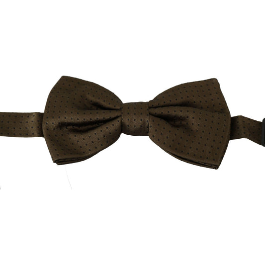 Dolce & Gabbana Elegant Silk Polka Dot Bow Tie Bow Tie Dolce & Gabbana