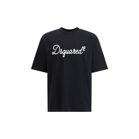 Dsquared² Black Cotton T-Shirt 1728,72470364320,Black,Clothing,Dsquared²,L,Men,New with tags,T-Shirts - Clothing,T-Shirts - T-Shirts - Clothing,XXL