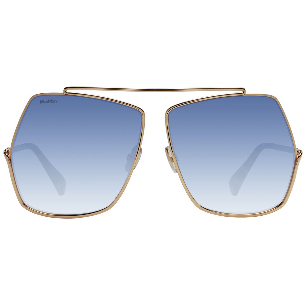 Max Mara Gold Metal Sunglasses