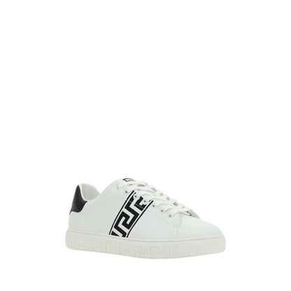 Versace White Rubber Low Top Sneakers 1728,72470364320,EU40/US7,EU41/US8,EU42/US9,EU43/US10,EU44/US11,EU45/US12,Low Tops - Sneakers - Shoes,Men,New with tags,Shoes,Sneakers - Shoes,Versace,White
