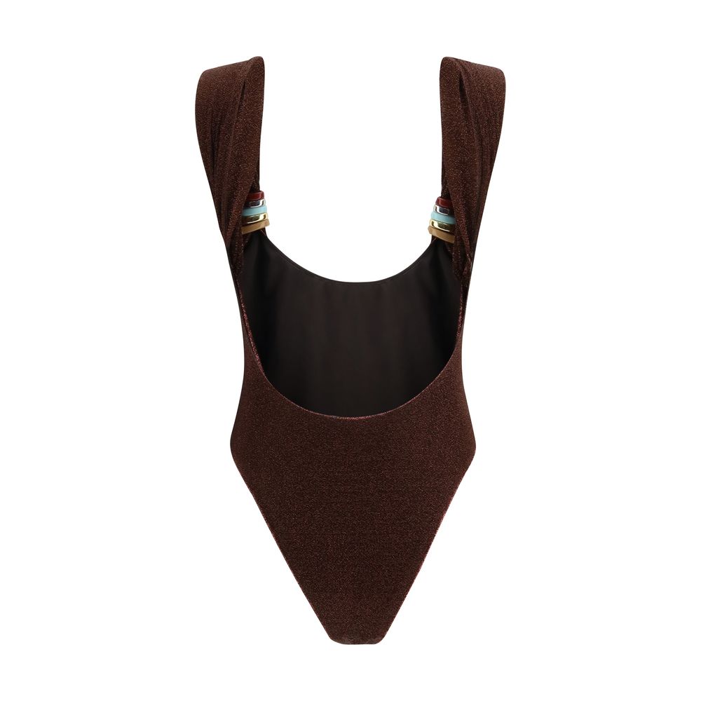 Oséree Brown Polyamide One-Piece Swimsuit1728,72470364320,Brown,Clothing,M,New with tags,One-Piece Swimsuits - Swimwear - Clothing,Oséree,S,Swimwear - Clothing,Women