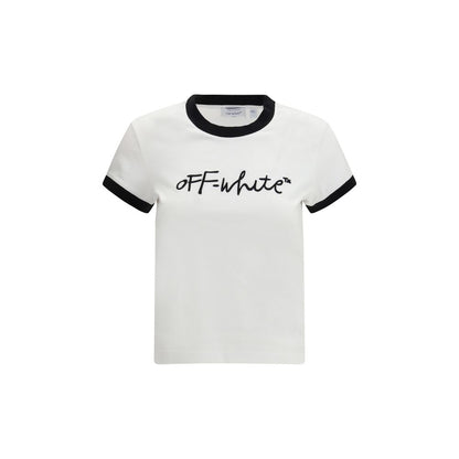 Off-White White Cotton Sportswear 1728,72470364320,Clothing,L,M,New with tags,Off-White,S,Sportswear - Clothing,T-Shirts - Clothing,T-Shirts - Sportswear - Clothing,White,Women,XS