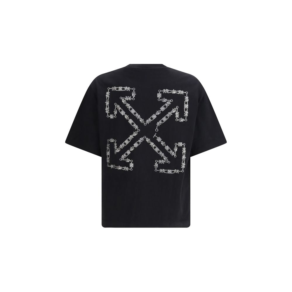 Off-White Black Cotton Sportswear 1728,72470364320,Black,Clothing,L,M,Men,New with tags,Off-White,S,Sportswear - Clothing,T-Shirts - Clothing,T-Shirts - Sportswear - Clothing,XL