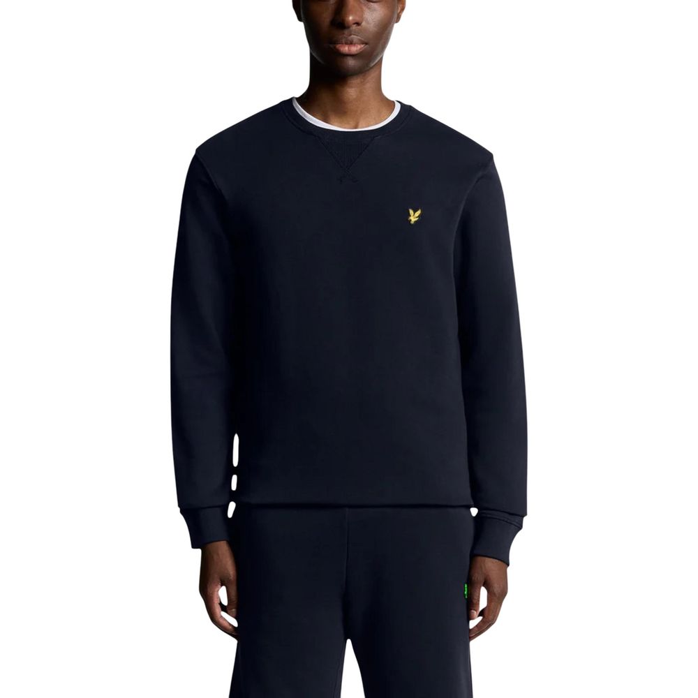 Lyle & Scott Blue Cotton Sweatshirt 1728,71956299936,Blue,Clothing,IT52 | XL,Lyle & Scott,Men,New with tags,Sportswear - Clothing,Sweatshirt - Sportswear - Clothing