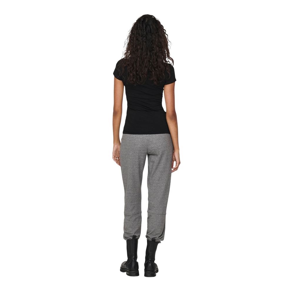 Only Black Cotton T-Shirt