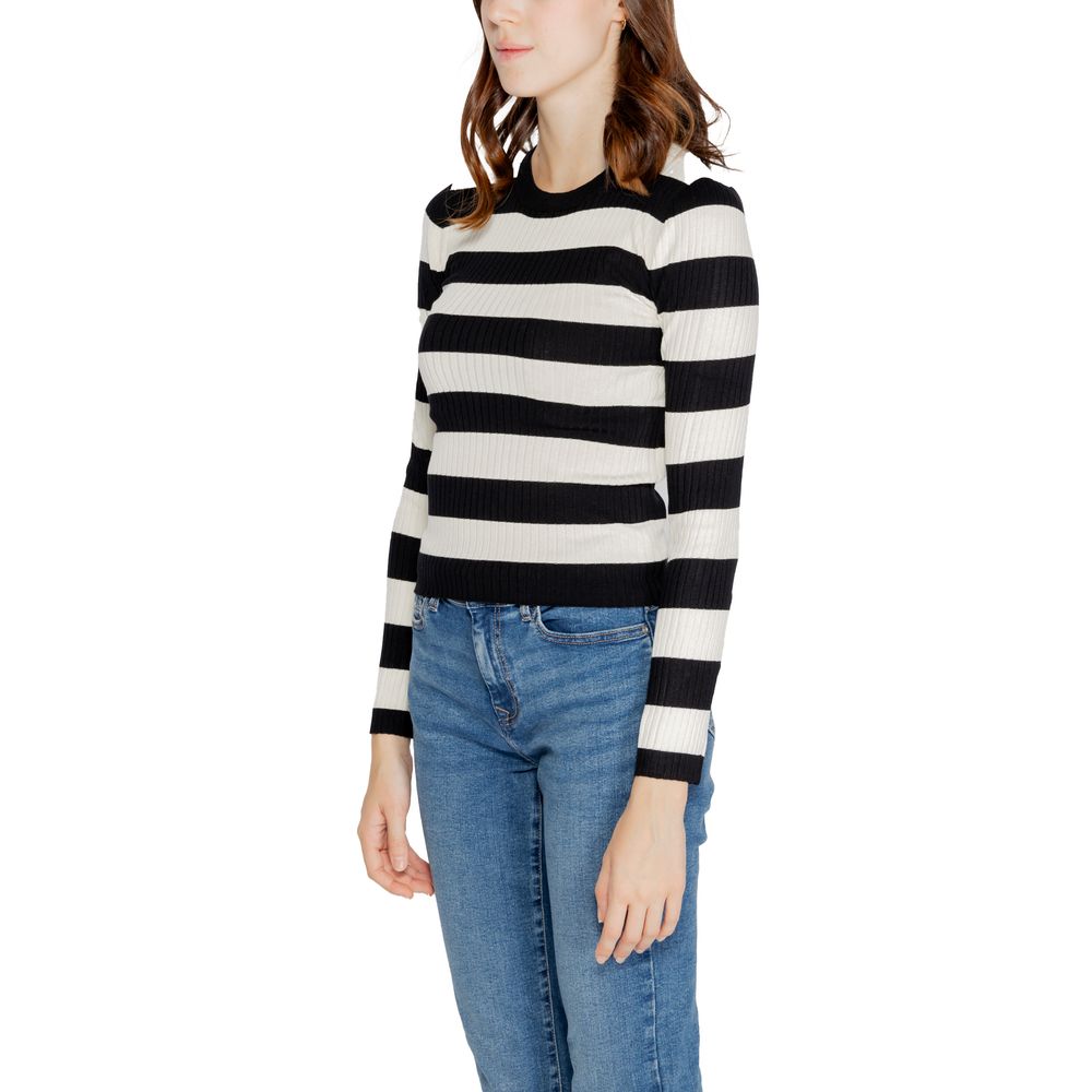 Jacqueline De Yong Black Viscose Shirt