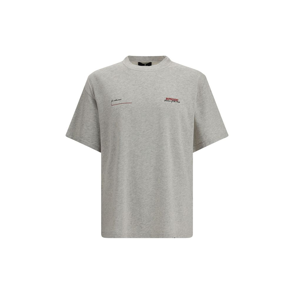 Represent Gray Cotton T-Shirt 1728,72470364320,Clothing,Gray,L,M,Men,New with tags,Represent,S,T-Shirts - Clothing,T-Shirts - T-Shirts - Clothing,XS
