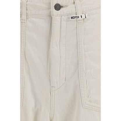 Maison Mihara Yasuhiro White Cotton Casual Pants