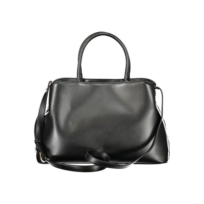 Mario Valentino Black Polyurethane Women's Bag