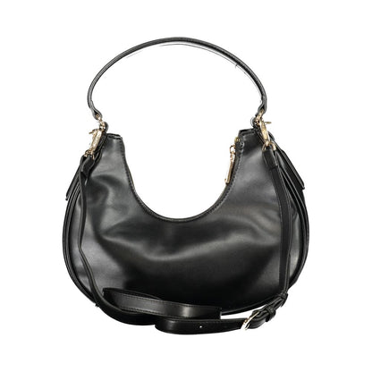 Mario Valentino Black Polyurethane Women's Bag