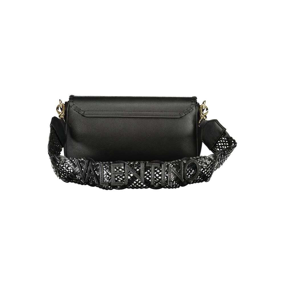 Mario Valentino Black Polyurethane Women's Bag