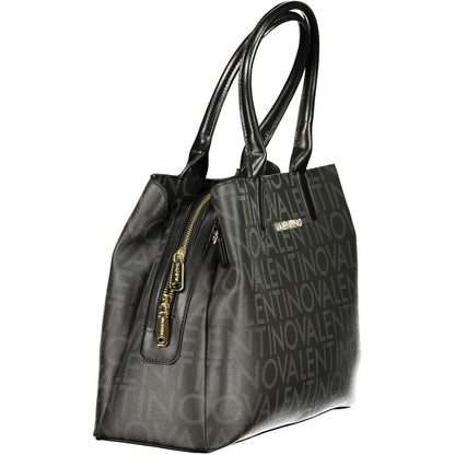Mario Valentino Black Polyurethane Women's Bag