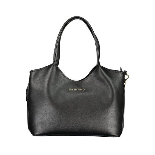 Mario Valentino Black Polyurethane Women's Bag