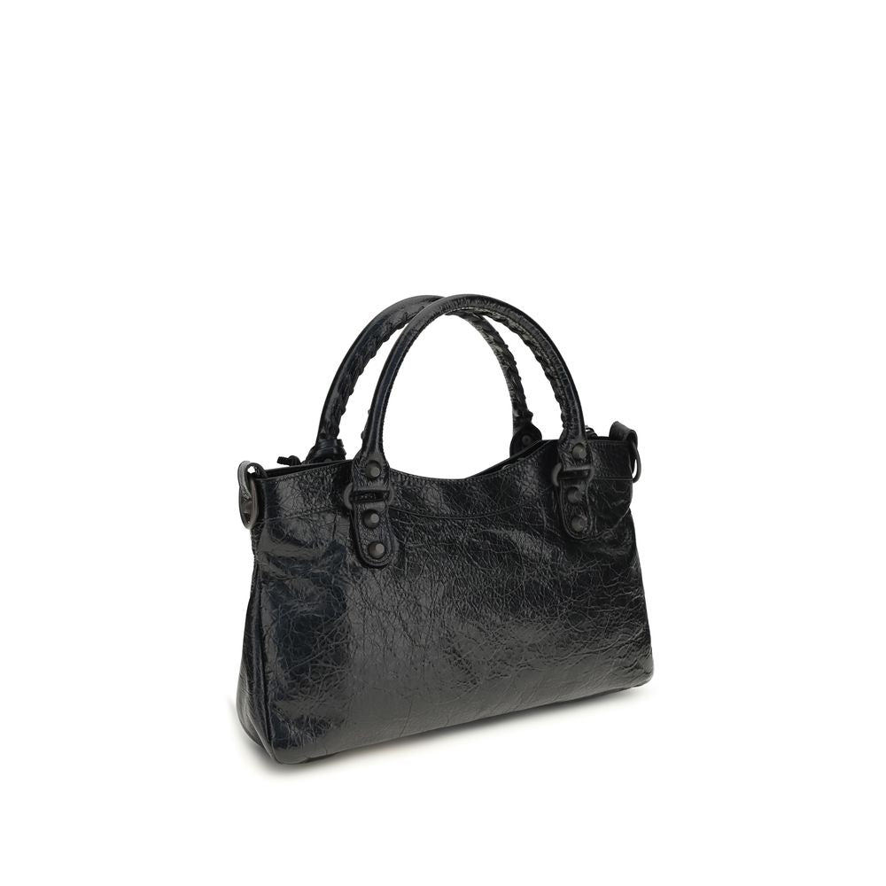 Balenciaga Black The City First Shoulder Bag