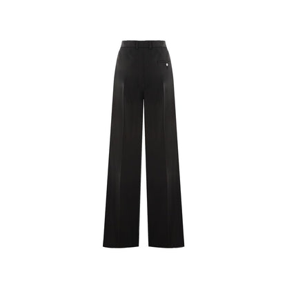 Balenciaga Black Wool Flared Pants
