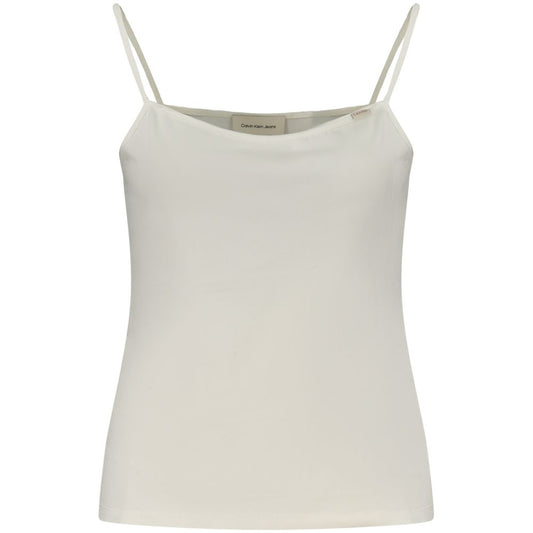 Calvin Klein White Cotton Womens Tank