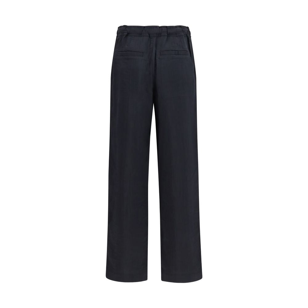 Marant Etoile Black Viscose Casual Pants