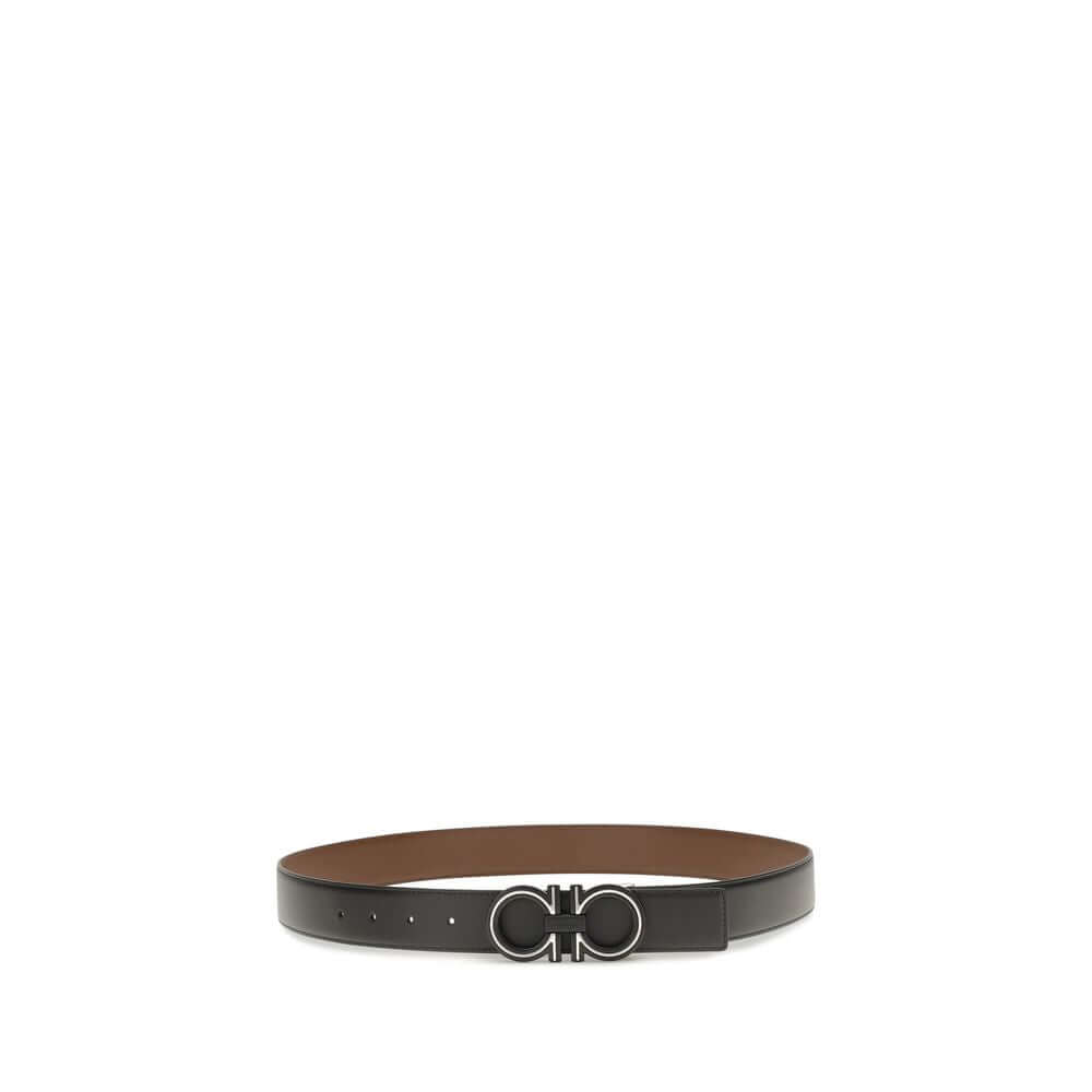 Ferragamo Blue Calf Leather Bos Taurus Regular Belt