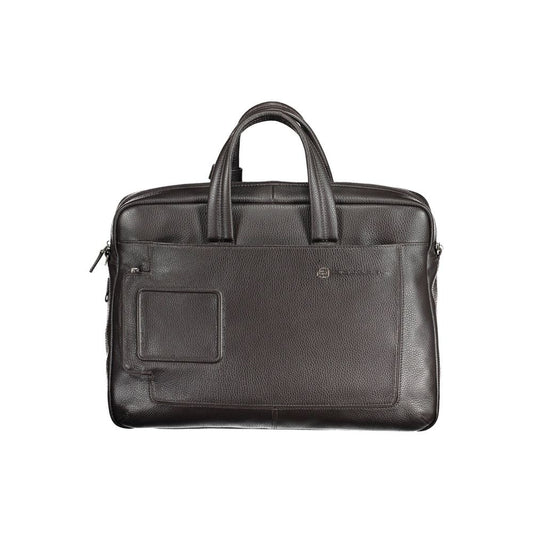 Piquadro Brown Leather Men's Bag