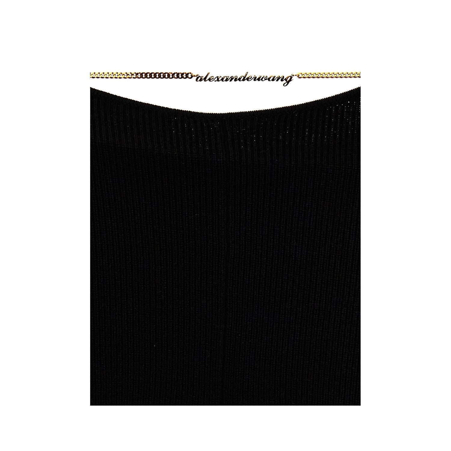 Alexander Wang Black Wool Casual Pants