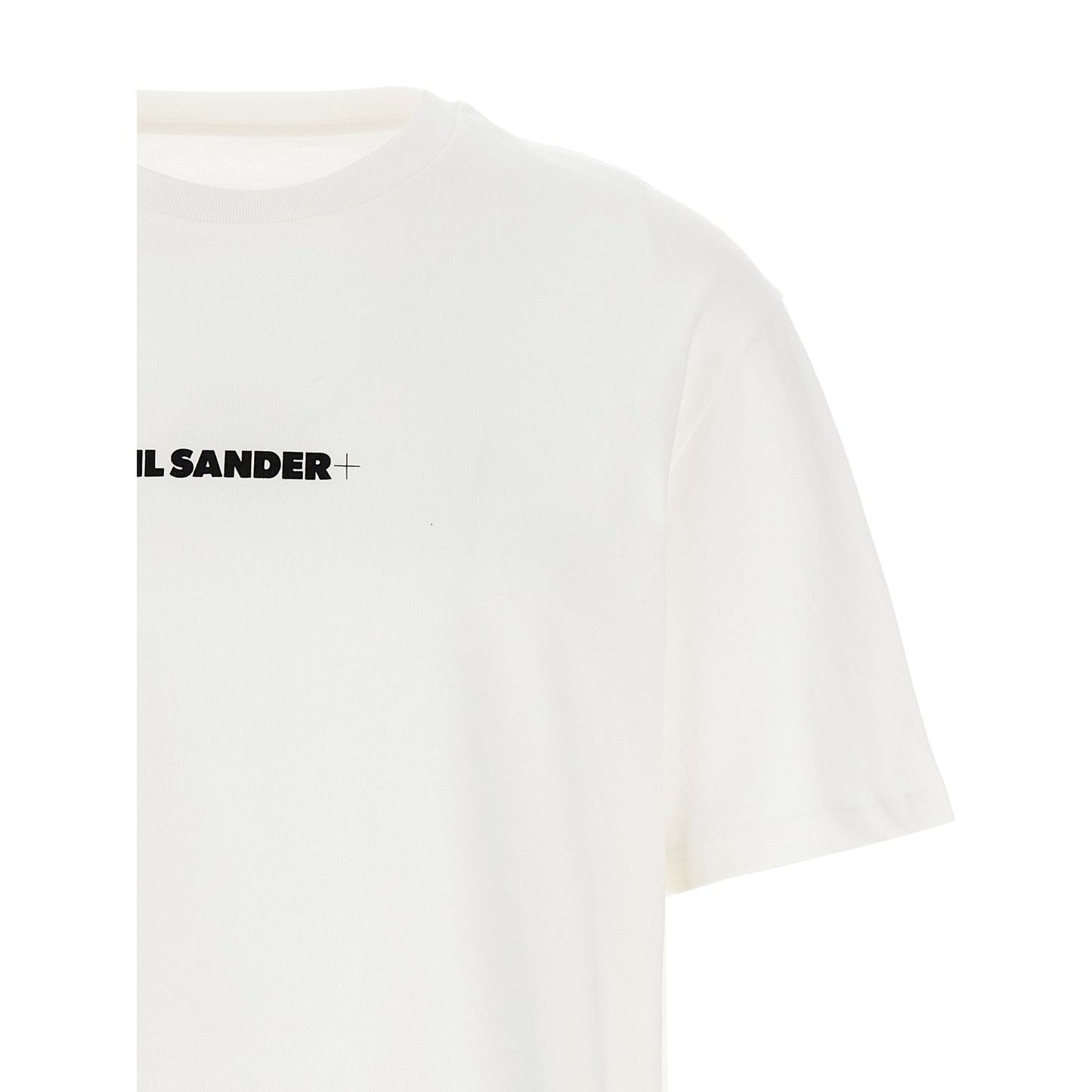 Jil Sander White Cotton T-Shirt