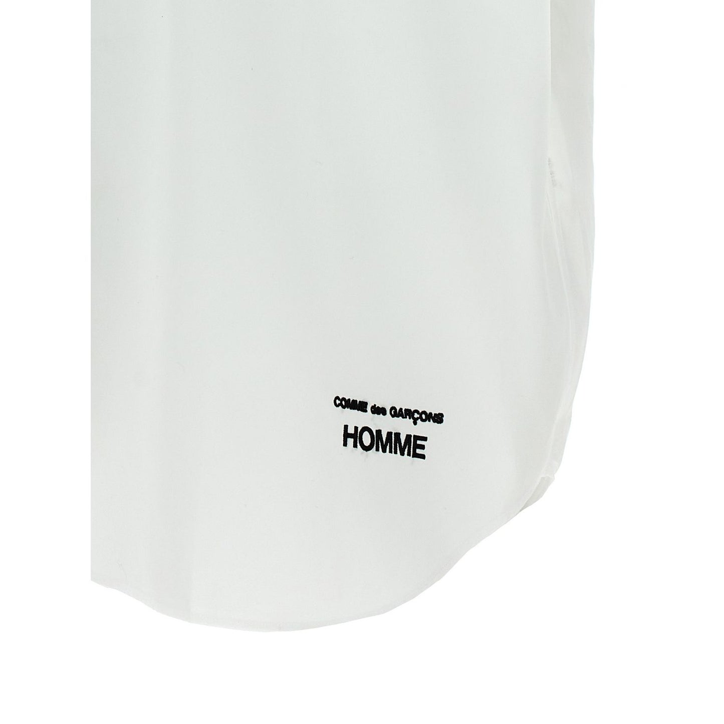 Comme Des Garçons White Cotton Blouse