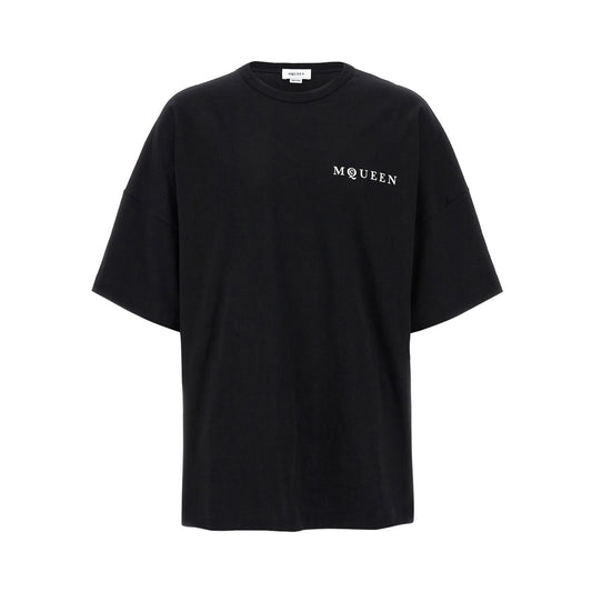Alexander McQueen Bicolor Cotton T-Shirt