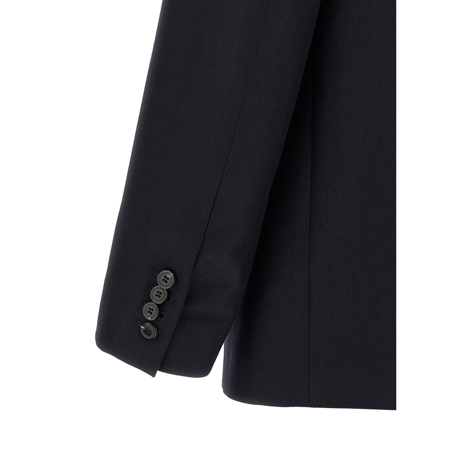 Dries Van Noten Blue Wool Blazer