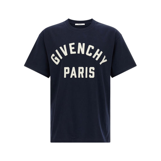 Givenchy Blue Cotton T-Shirt