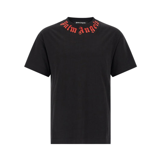 Palm Angels Black Cotton T-Shirt