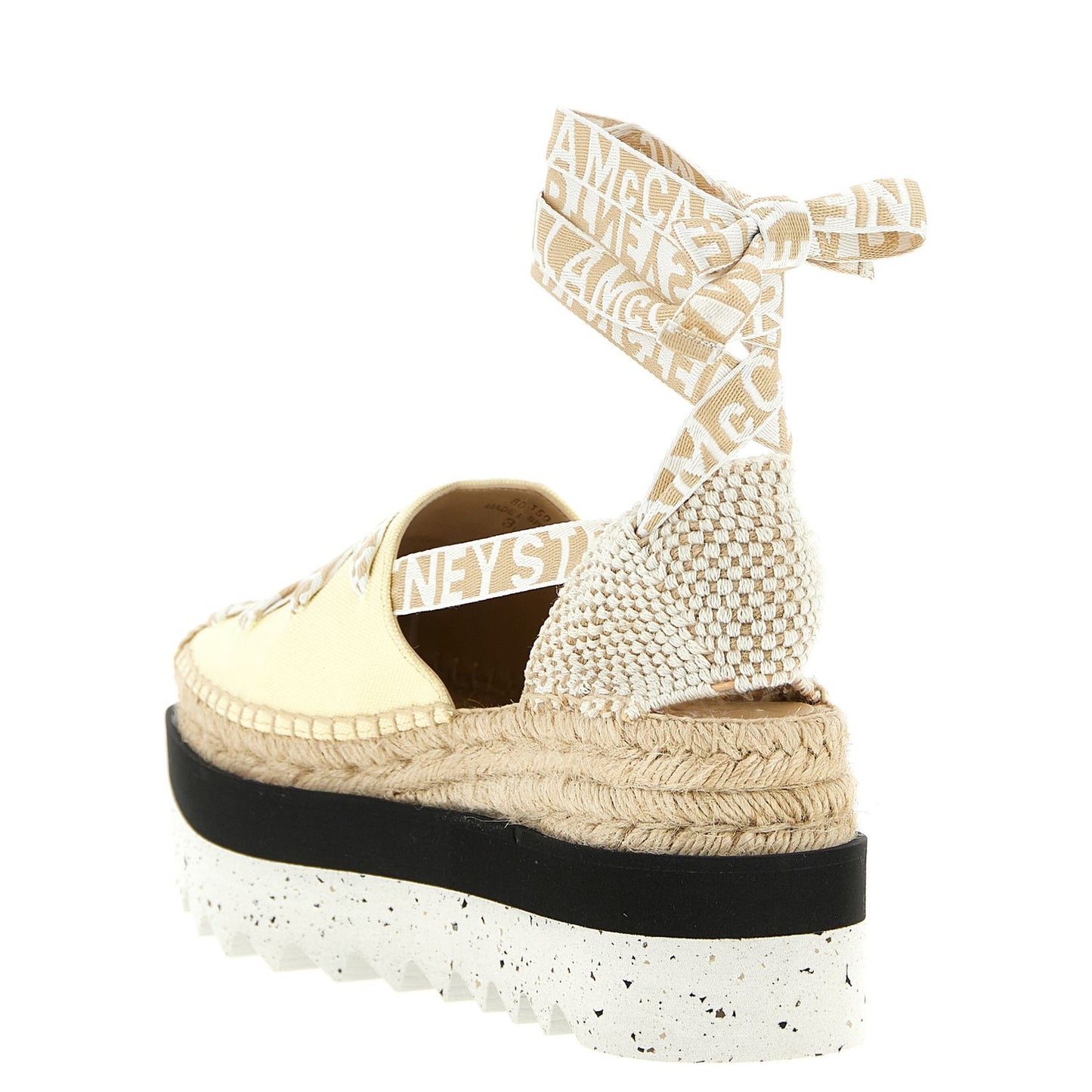 Stella McCartney Bicolor Polyethylene Wedge Sandals