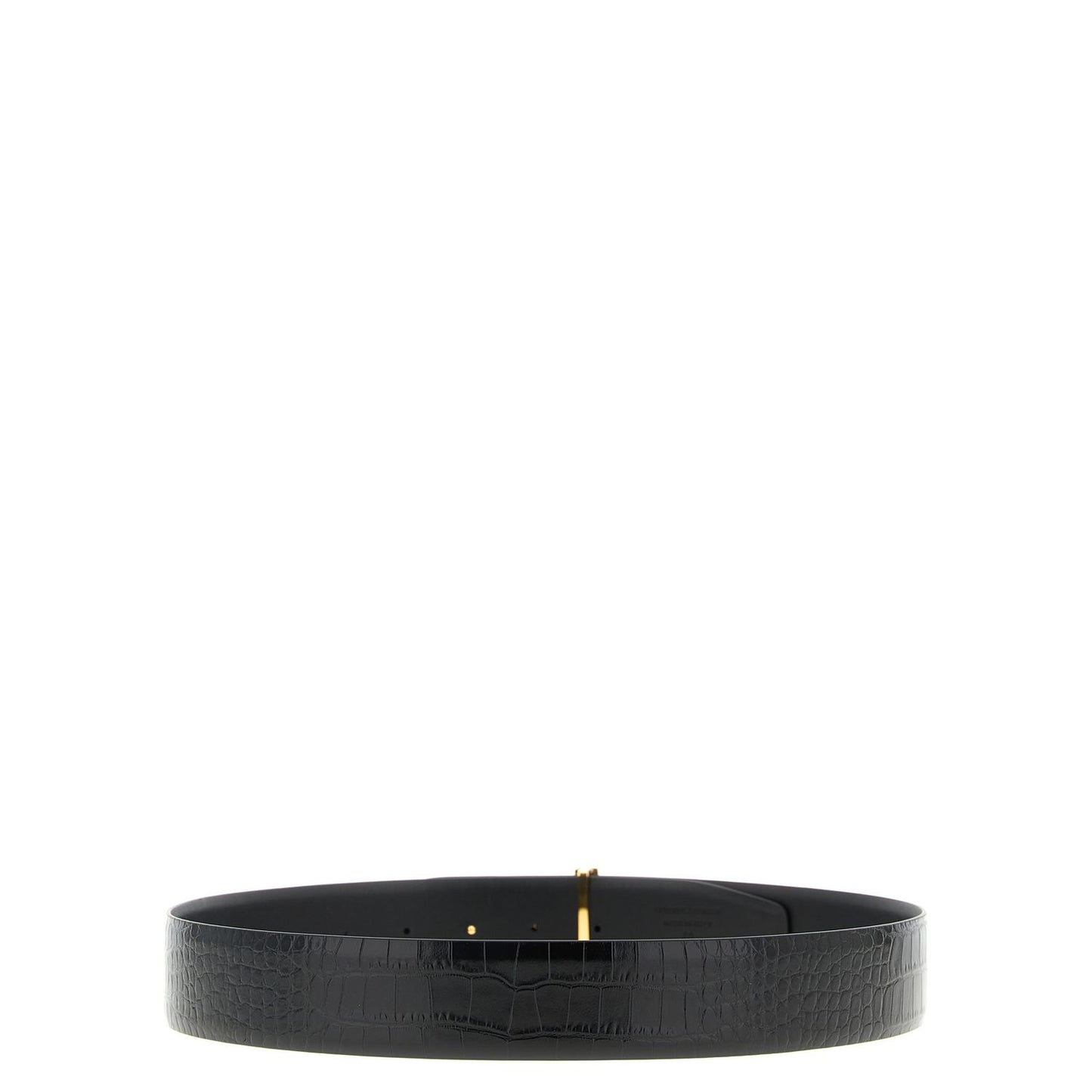 Tom Ford Black Calfskin Regular Belt