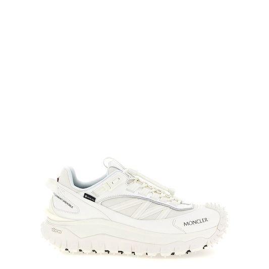 Moncler White Polyamide Athletic Sneakers