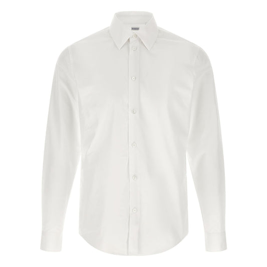 Burberry White Cotton Blouse