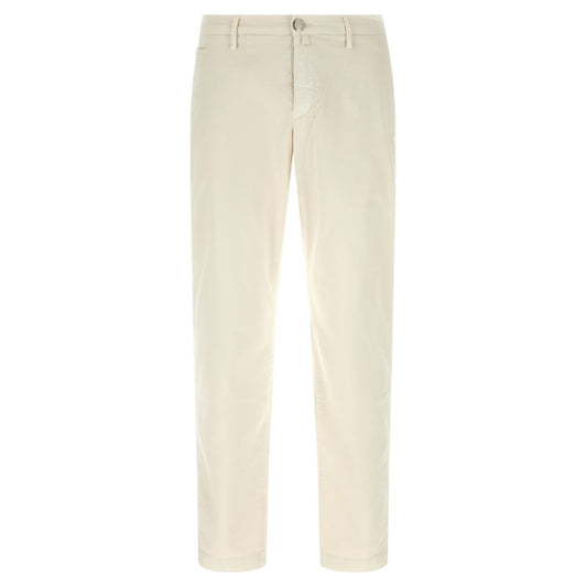 Jacob Cohen White Cotton Chino Pants