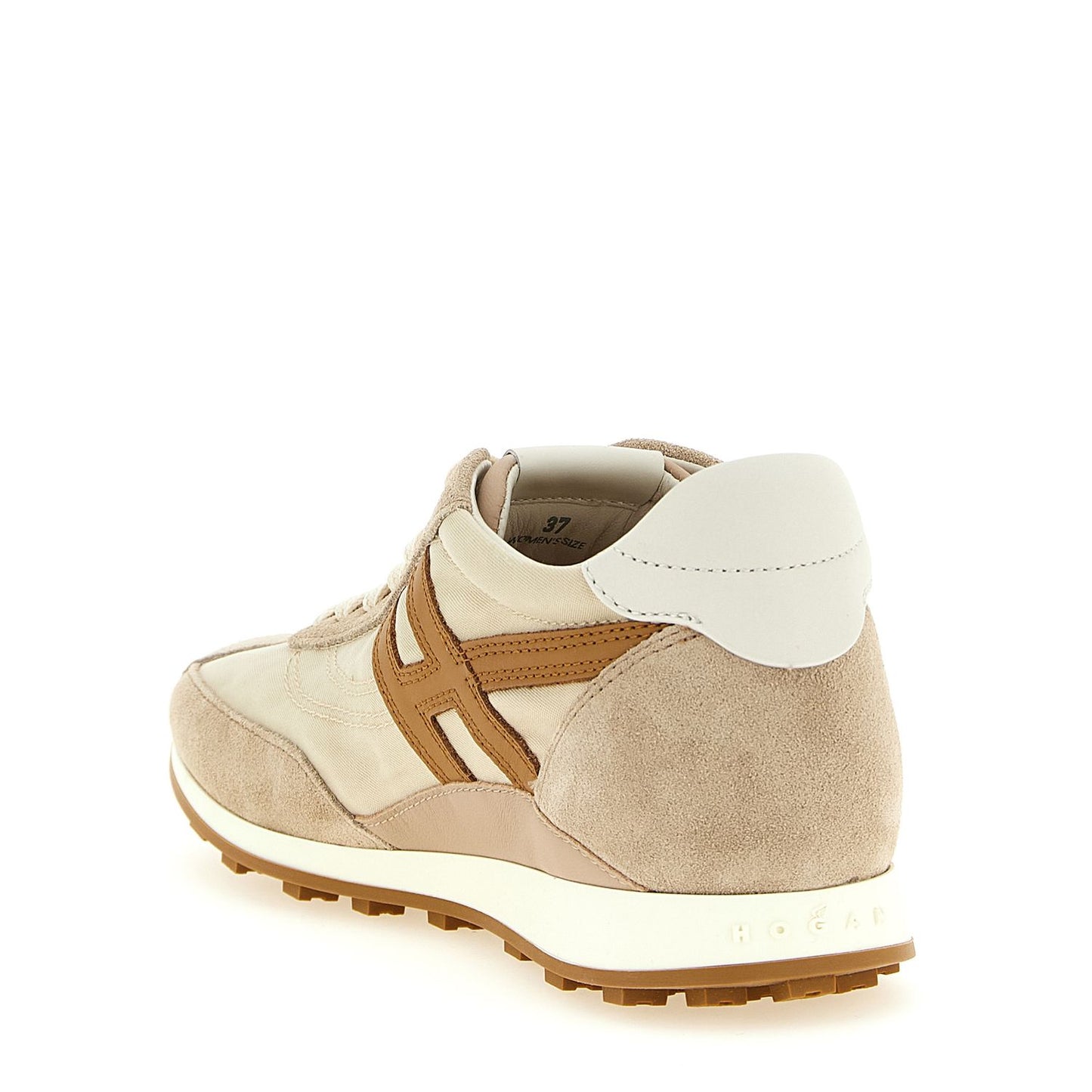 Hogan Beige Polyamide Athletic Sneakers