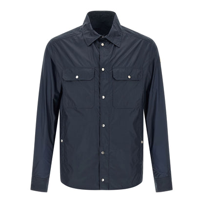 Moncler Blue Polyamide Blouse