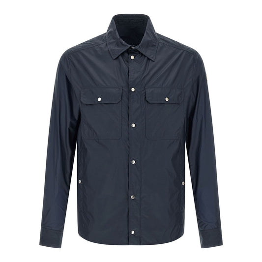 Moncler Blue Polyamide Blouse
