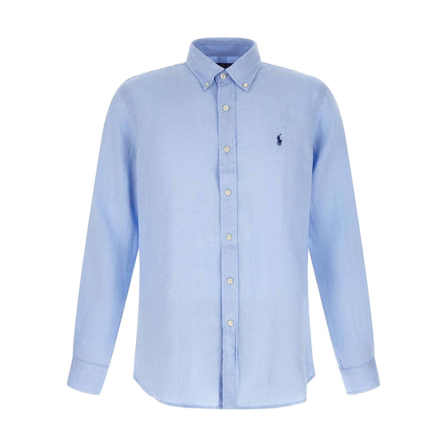 Polo Ralph Lauren Blue Linen Blouse