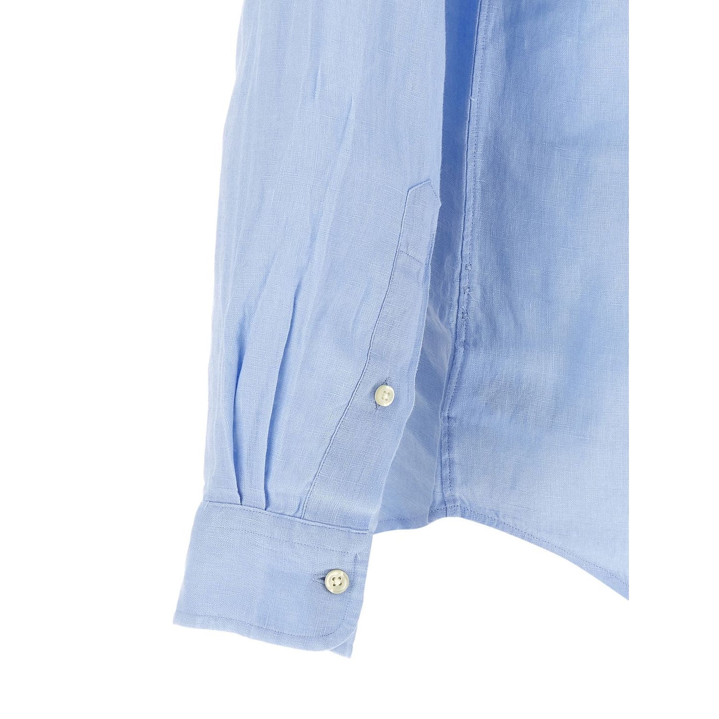 Polo Ralph Lauren Blue Linen Blouse