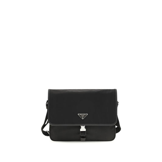 Prada Black Recycled Polyamide Shoulder Bag