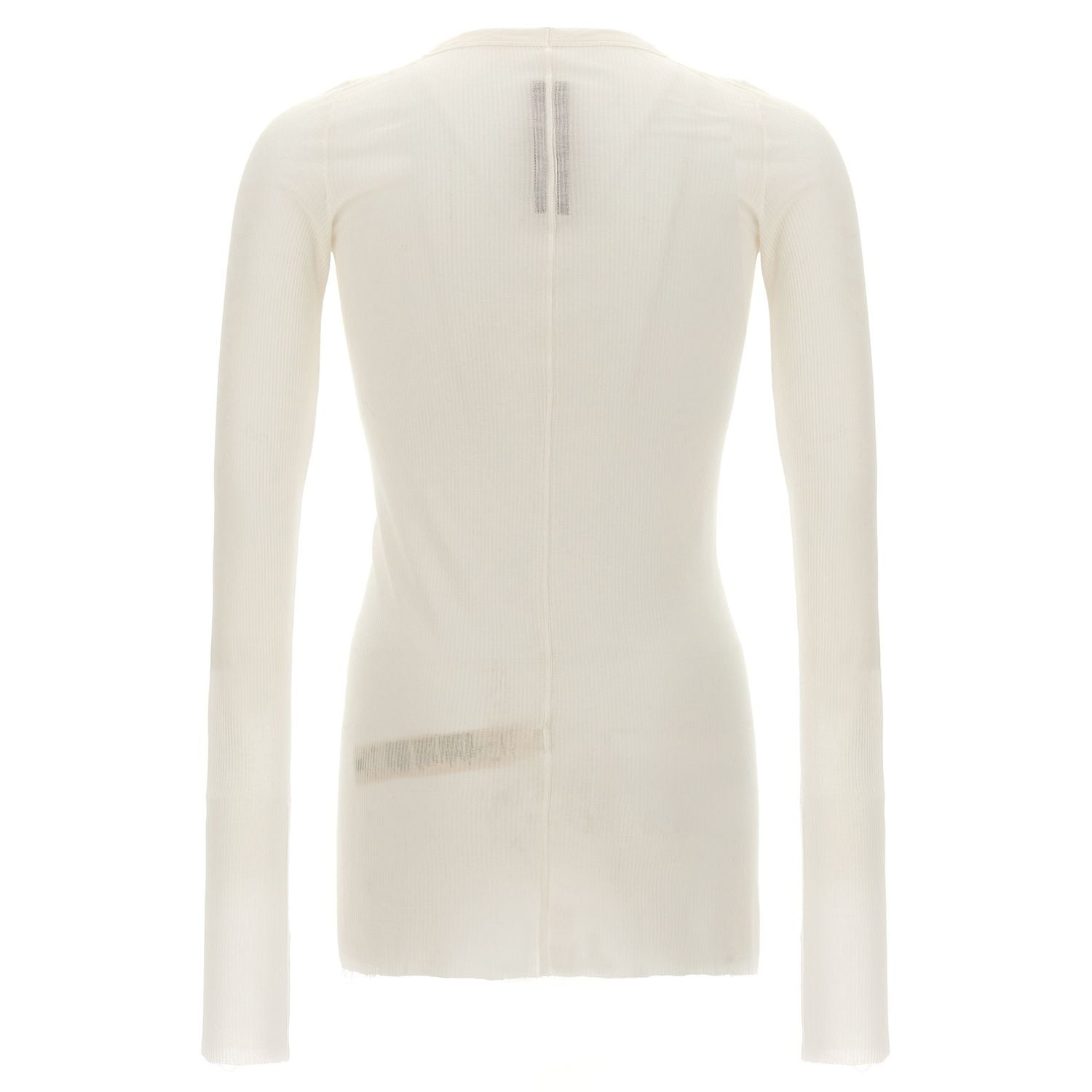 Rick Owens White Viscose T-Shirt