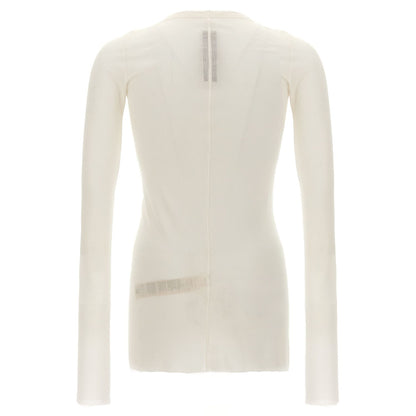 Rick Owens White Viscose T-Shirt