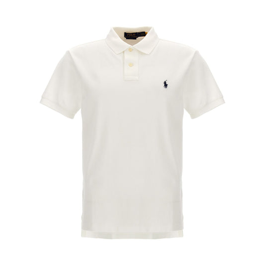 Polo Ralph Lauren White Cotton Polo Shirt