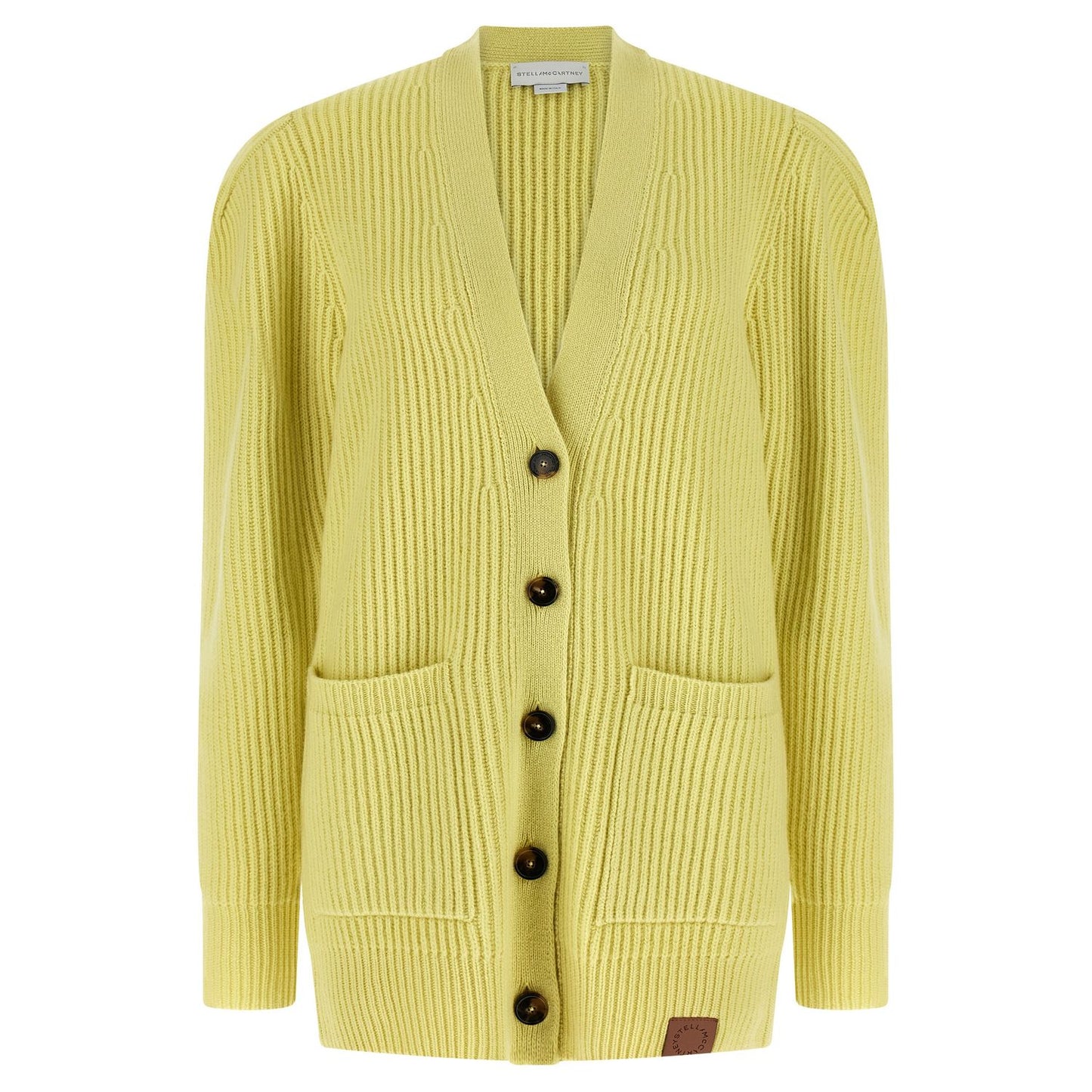 Stella McCartney Bicolor Virgin Wool Cardigan