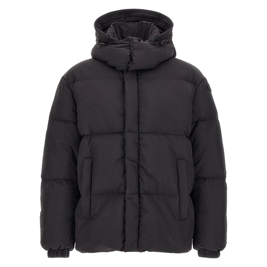 Diesel Black Polyamide Full-Length Jacket