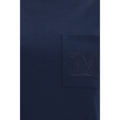 Max Mara Blue Cotton Sportswear